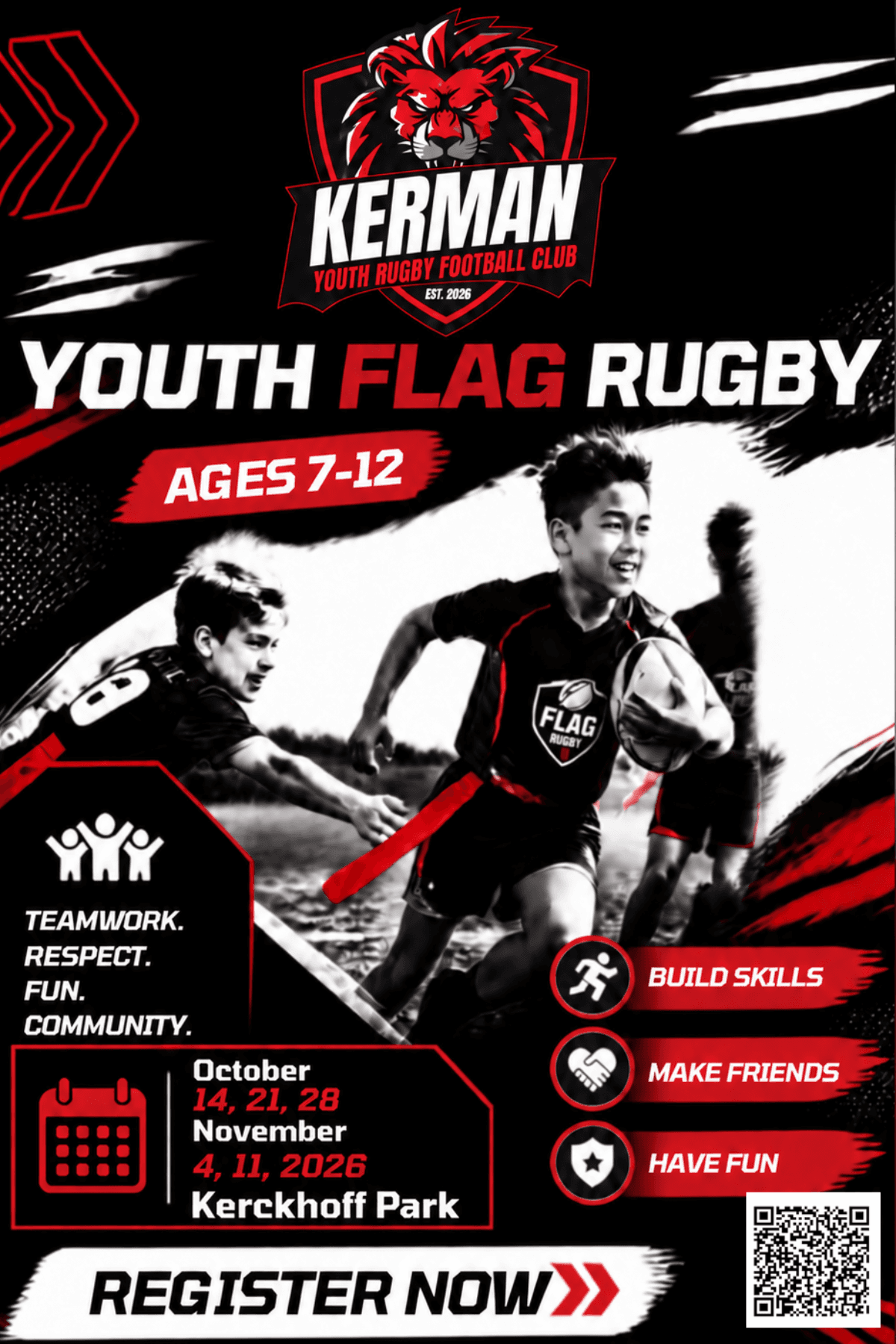 Kerman Flag Rugby Sprint October