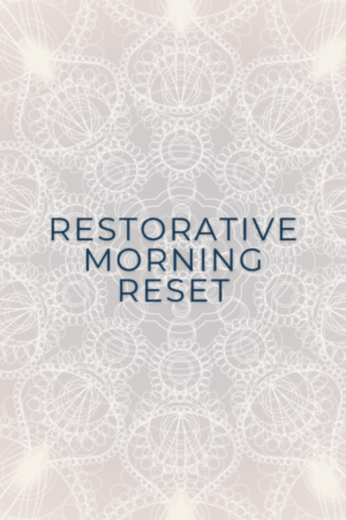 Restorative Yoga Reset