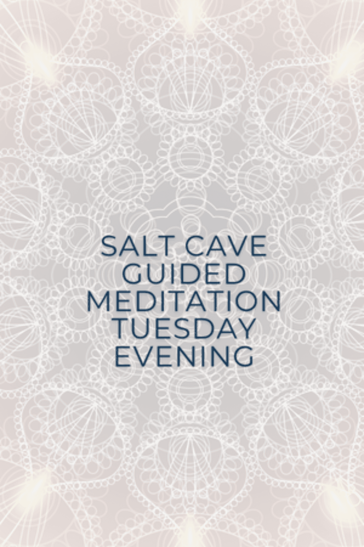 Salt Cave Guided Meditation-Tuesday Evening
