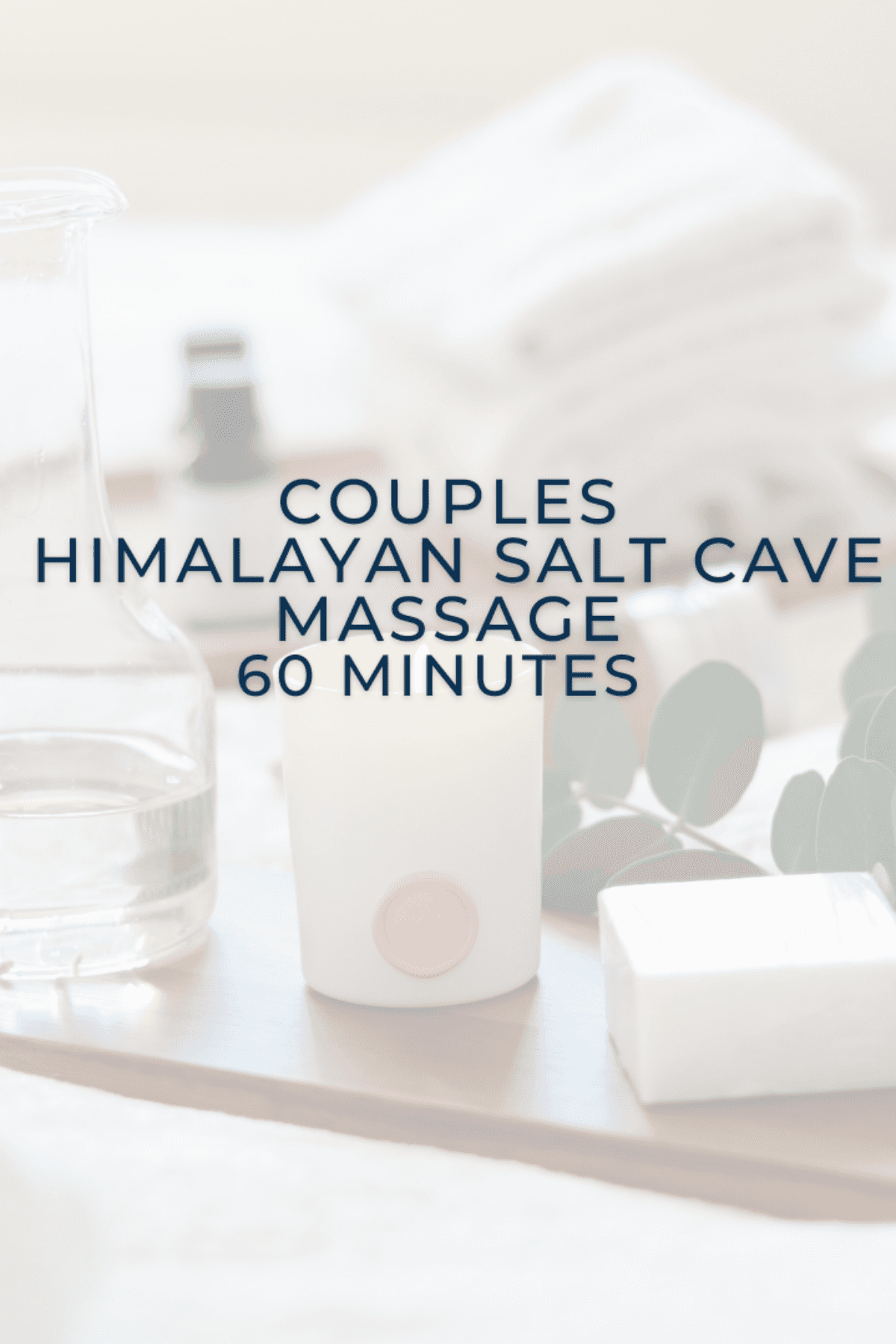 Couples Himalayan Salt Cave Massage 60 min.