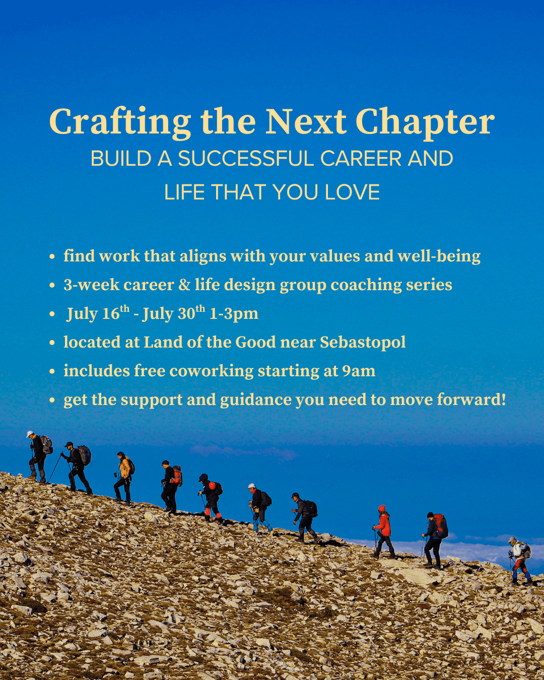Crafting the Next Chapter: Career & Life Design Circle