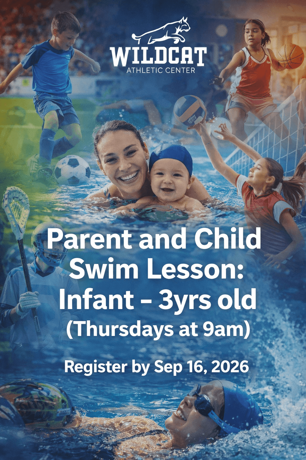 Parent and Child Swim Lesson: Infant - 3yrs old (Thursdays at 9am)