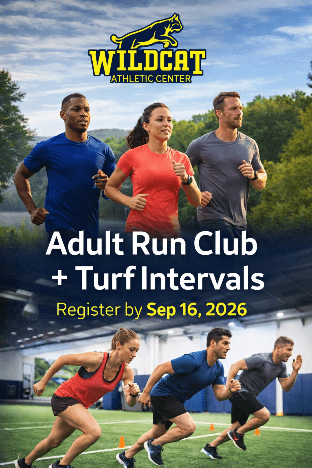 Adult Run Club + Turf Intervals