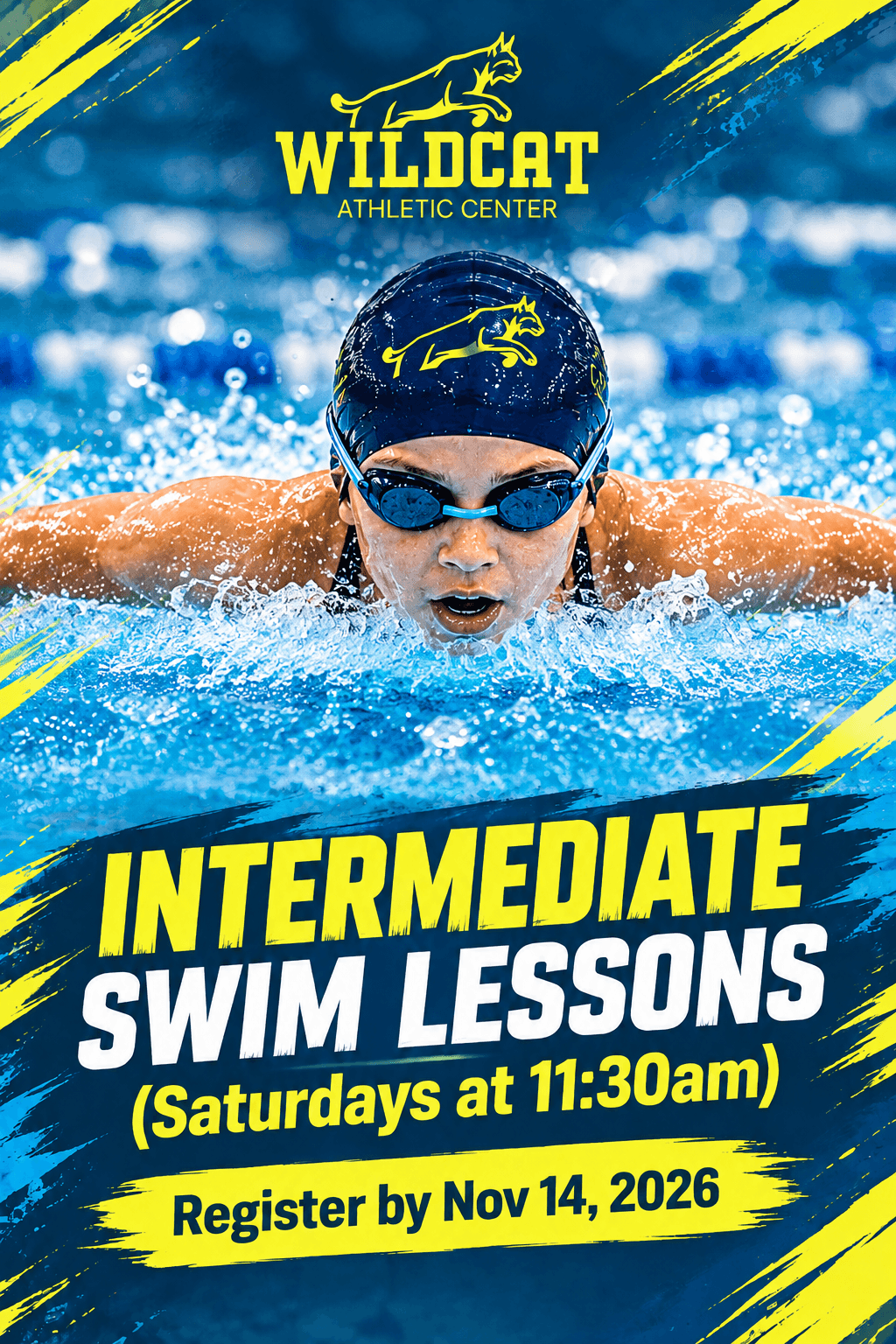 Winter 1 Intermediate Swim Lessons (Saturdays at 11:30am)