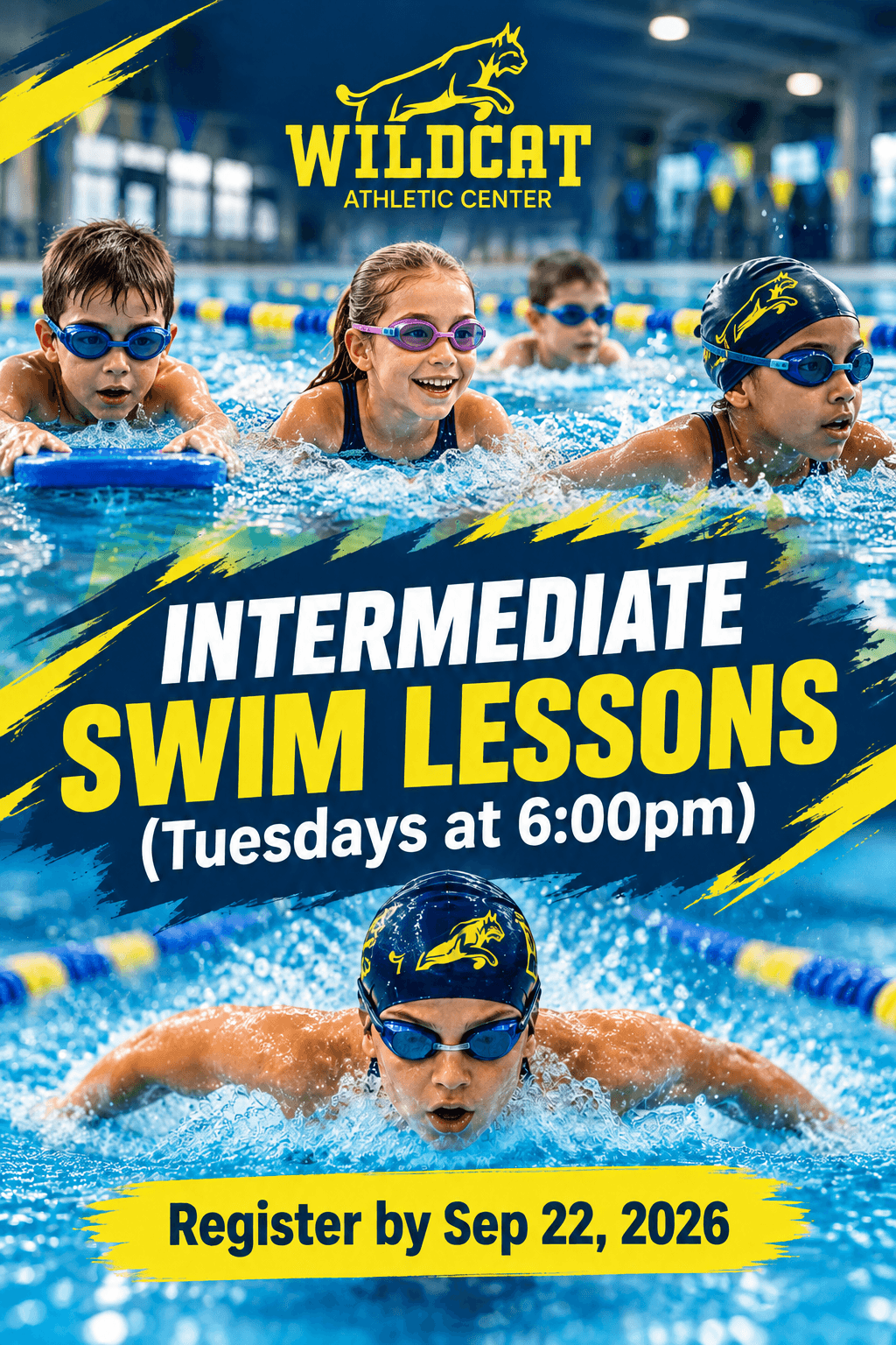 Intermediate Swim Lessons (Tuesdays at 6:00pm)