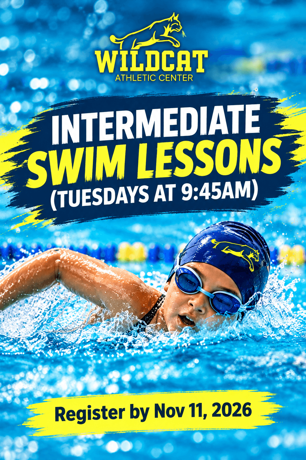 Winter 1 Intermediate Swim Lessons (Tuesdays at 9:45am)