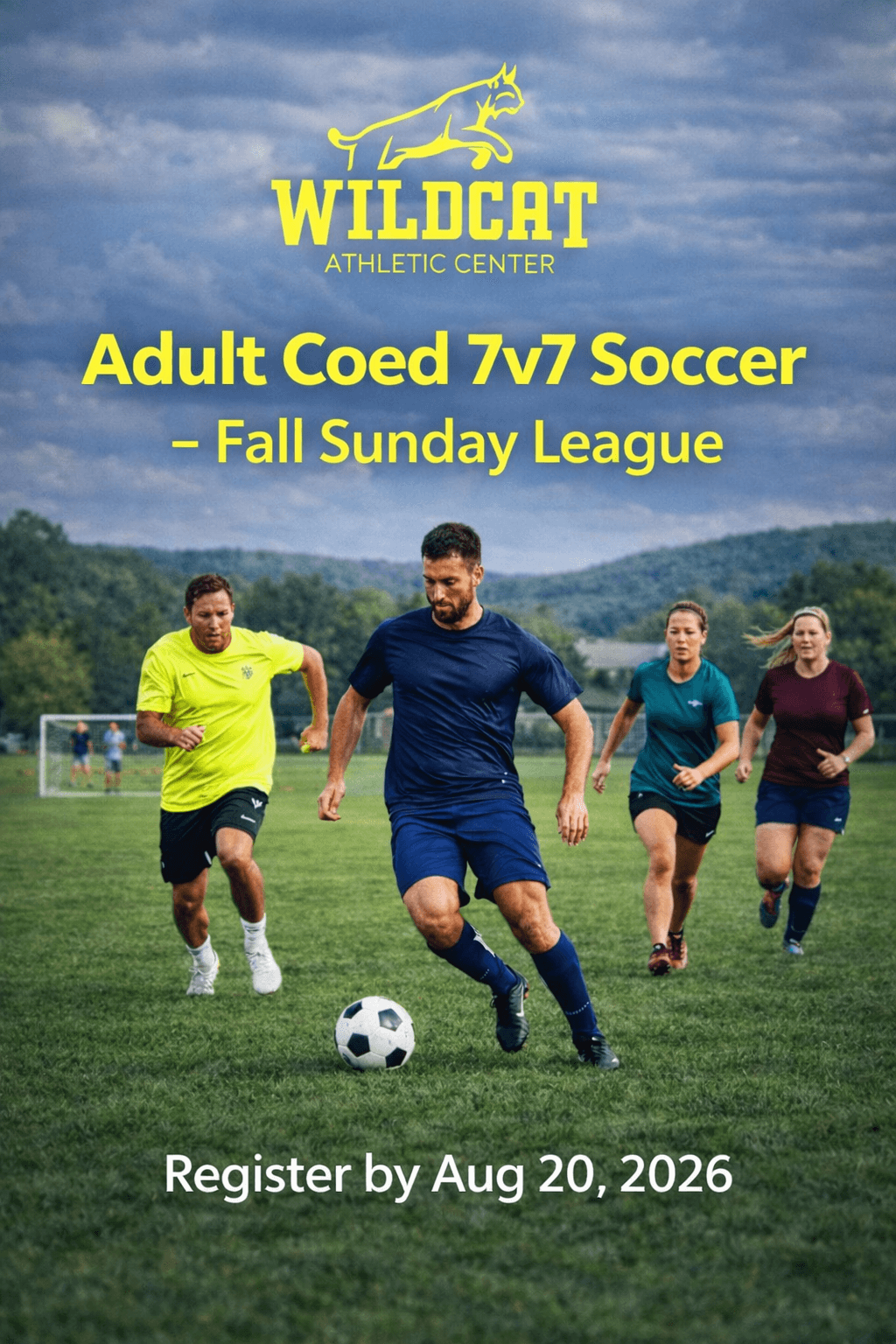 Adult Coed 7v7 Soccer - Fall Sunday League