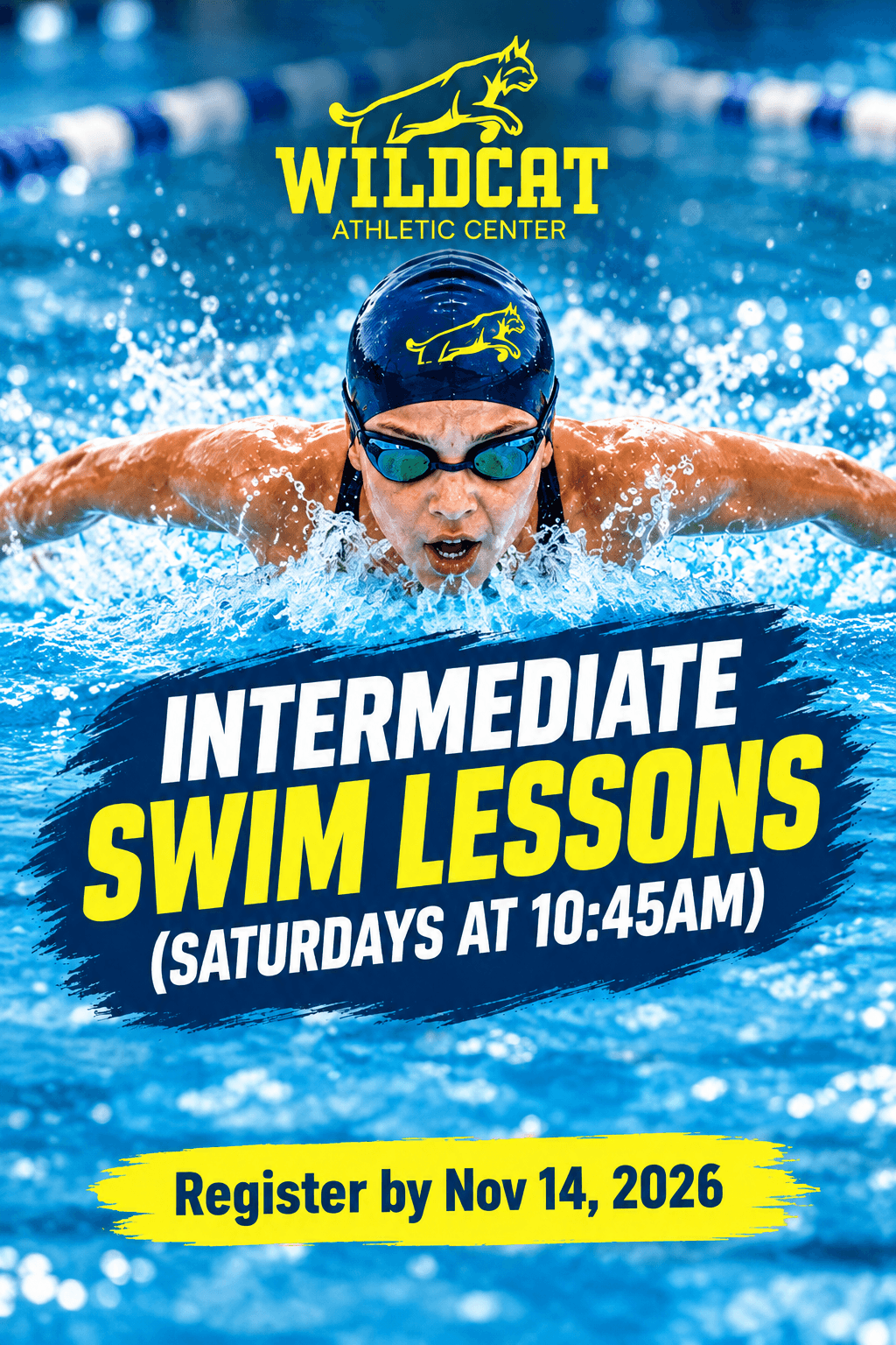 Winter 1 Intermediate Swim Lessons (Saturdays at 10:45am)