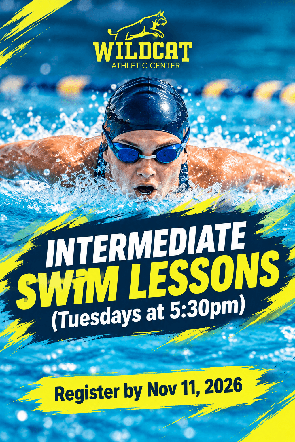 Winter 1 Intermediate Swim Lessons (Tuesdays at 5:30pm)